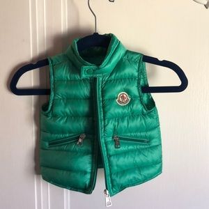 **AUTH** Moncler Vest 3-6m